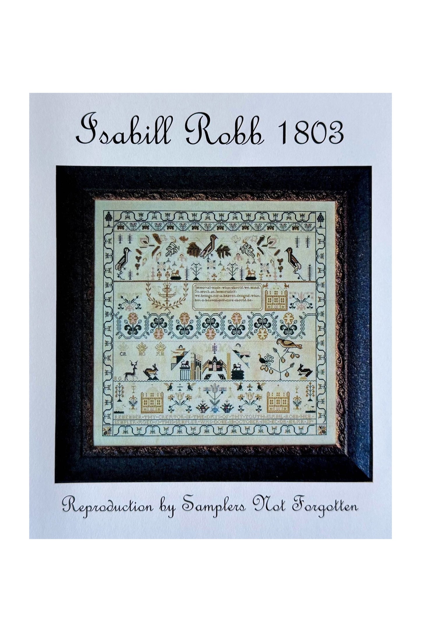 Isabill Robb 1803 ~ Samplers Not Forgotten