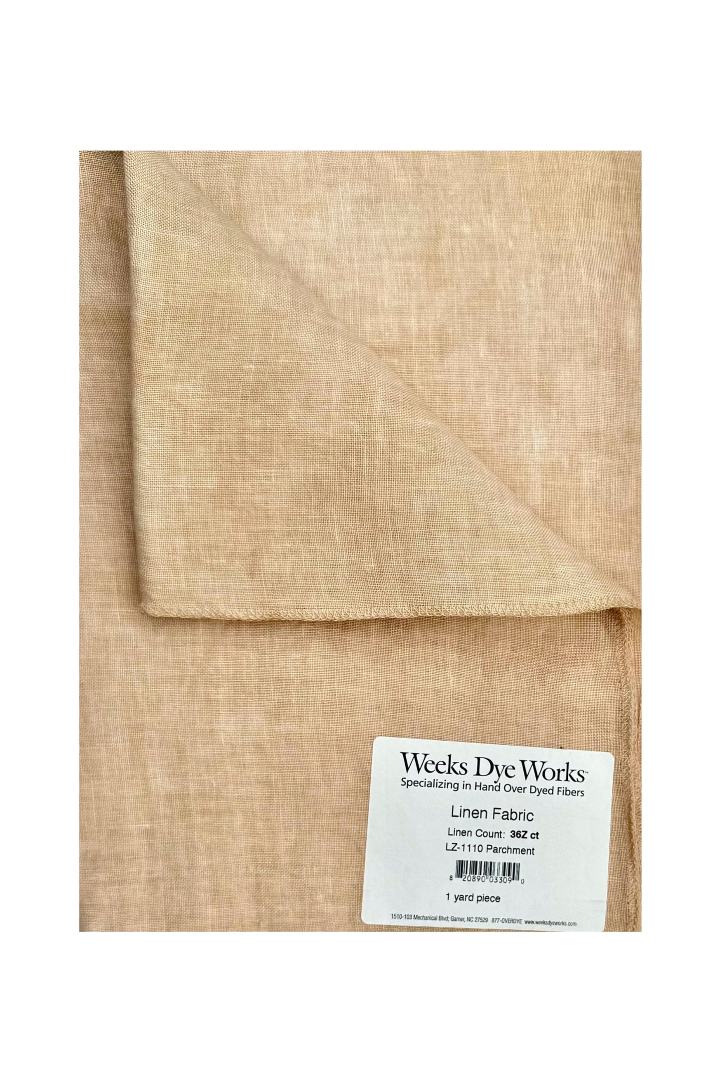 Weeks Dye Works ~ 36 ct Parchment Linen ~ Zweigart Base