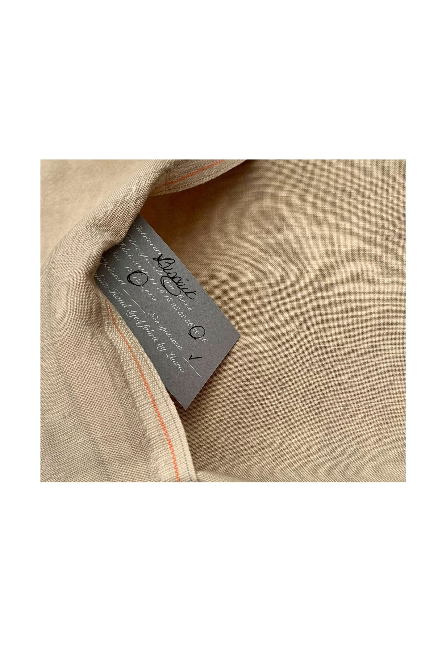 Seraphim Fabrics ~ 40 ct Biscuit Newcastle Linen