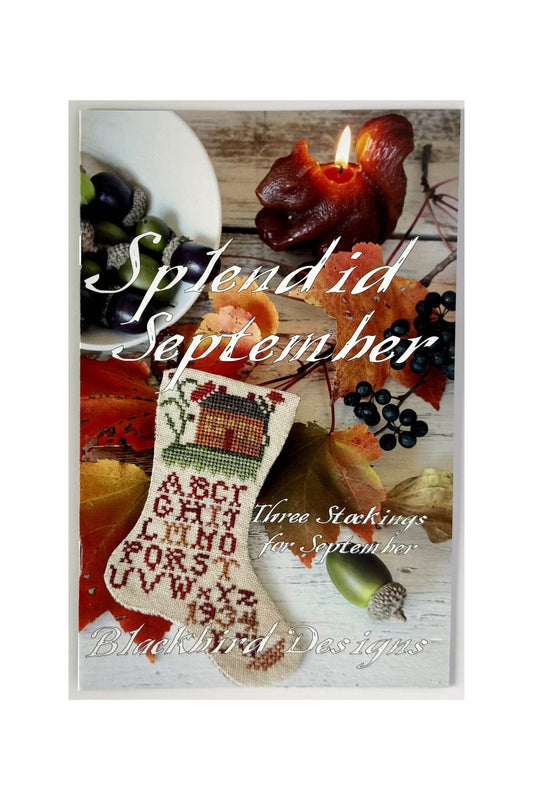 Splendid September ~ Three Stockings for September ~ Blackbird Designs
