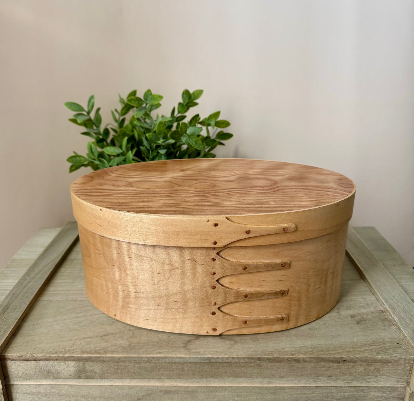 Shaker Box Size #6 ~ Maple and Red Birch Top ~ Keller Krafted