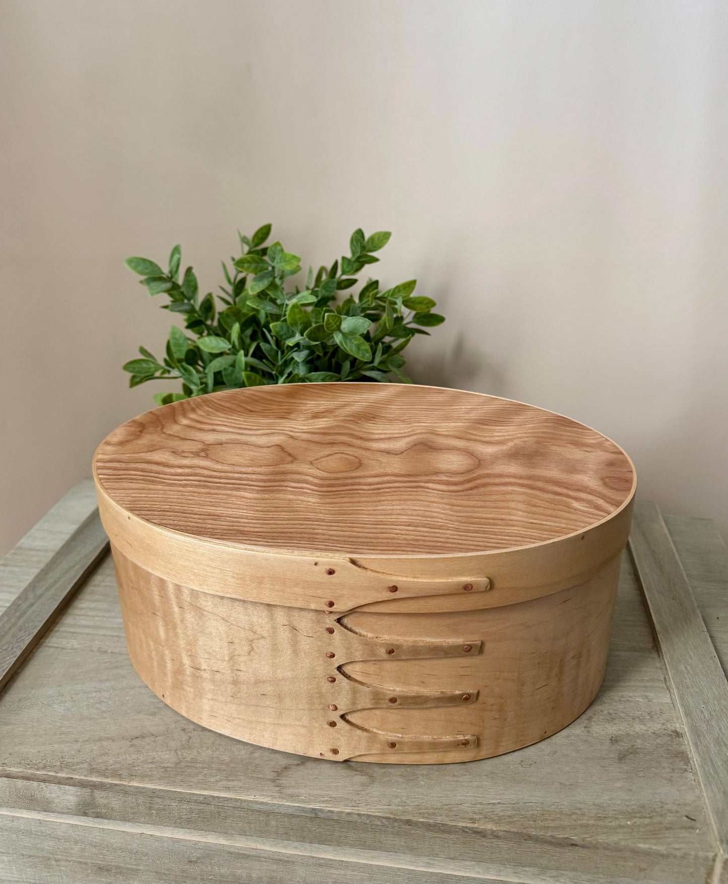 Shaker Box Size #6 ~ Maple and Red Birch Top ~ Keller Krafted
