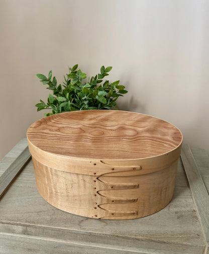 Shaker Box Size #6 ~ Maple and Red Birch Top ~ Keller Krafted