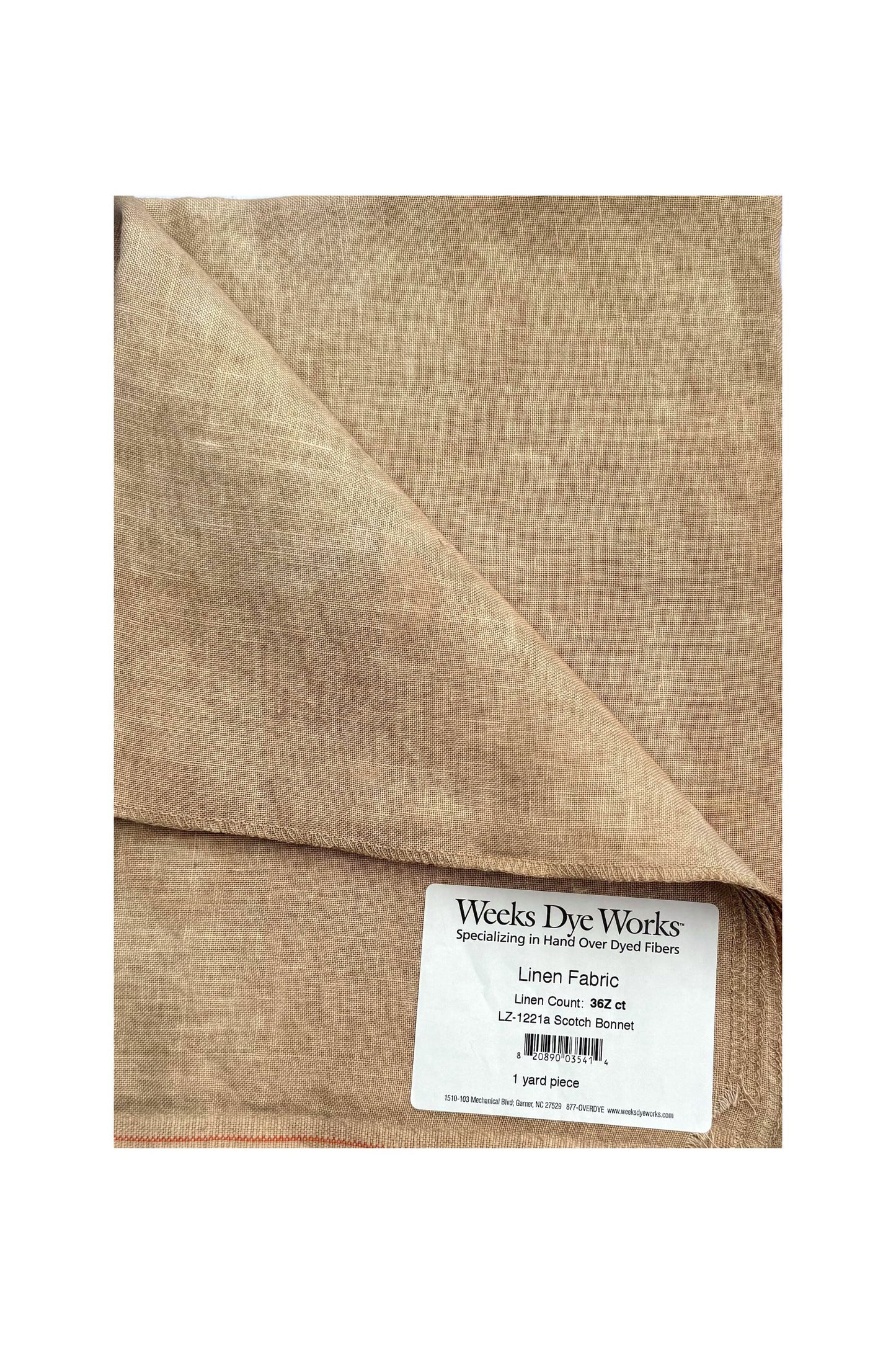 Weeks Dye Works ~ 36 ct Scotch Bonnet Linen ~ Zweigart Base