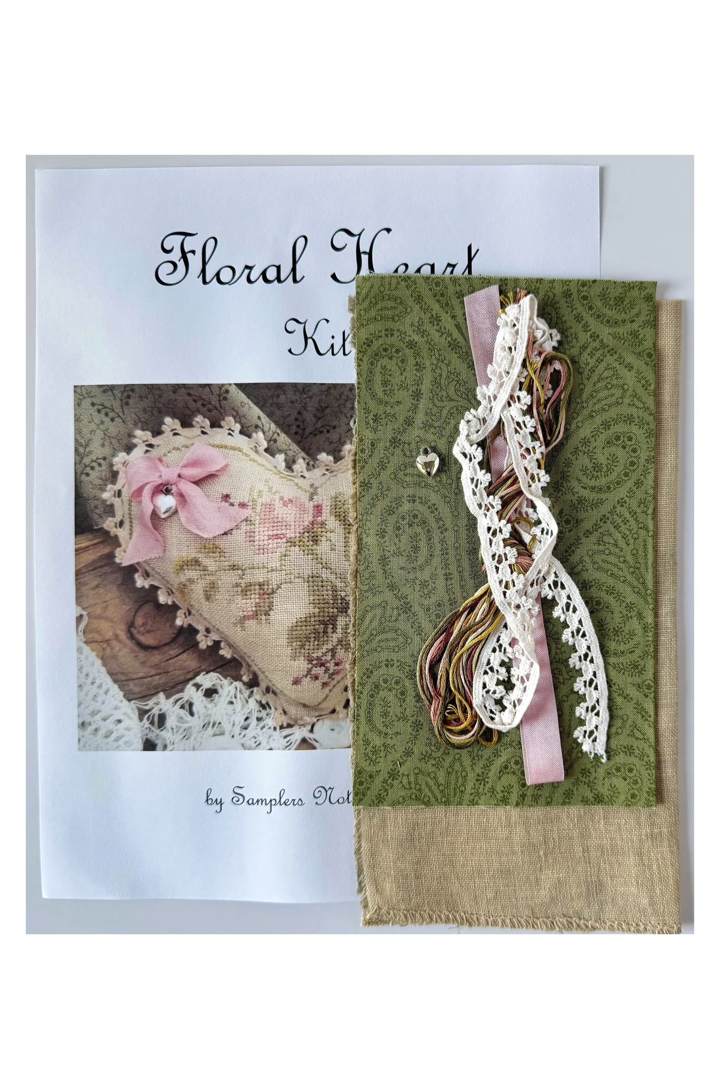 Floral Heart Kit ~ Samplers Not Forgotten