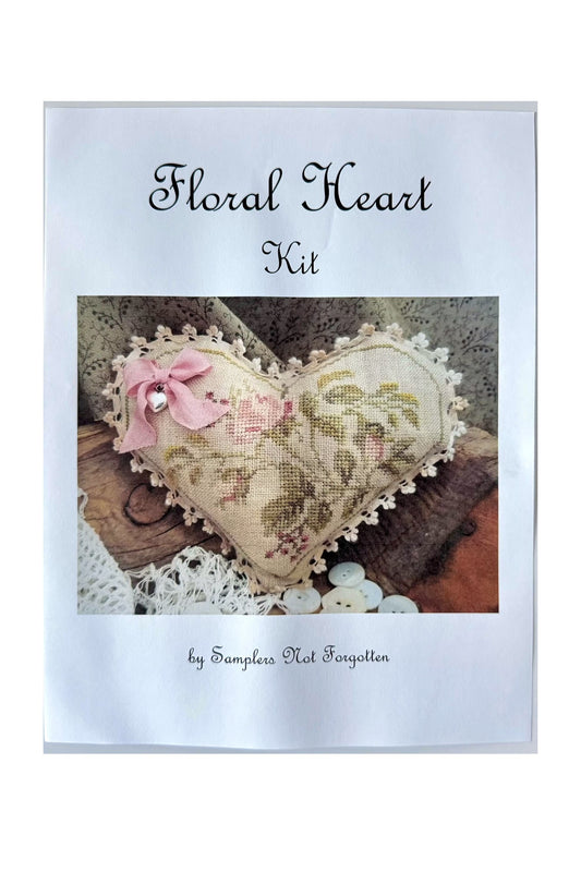 Floral Heart Kit ~ Samplers Not Forgotten