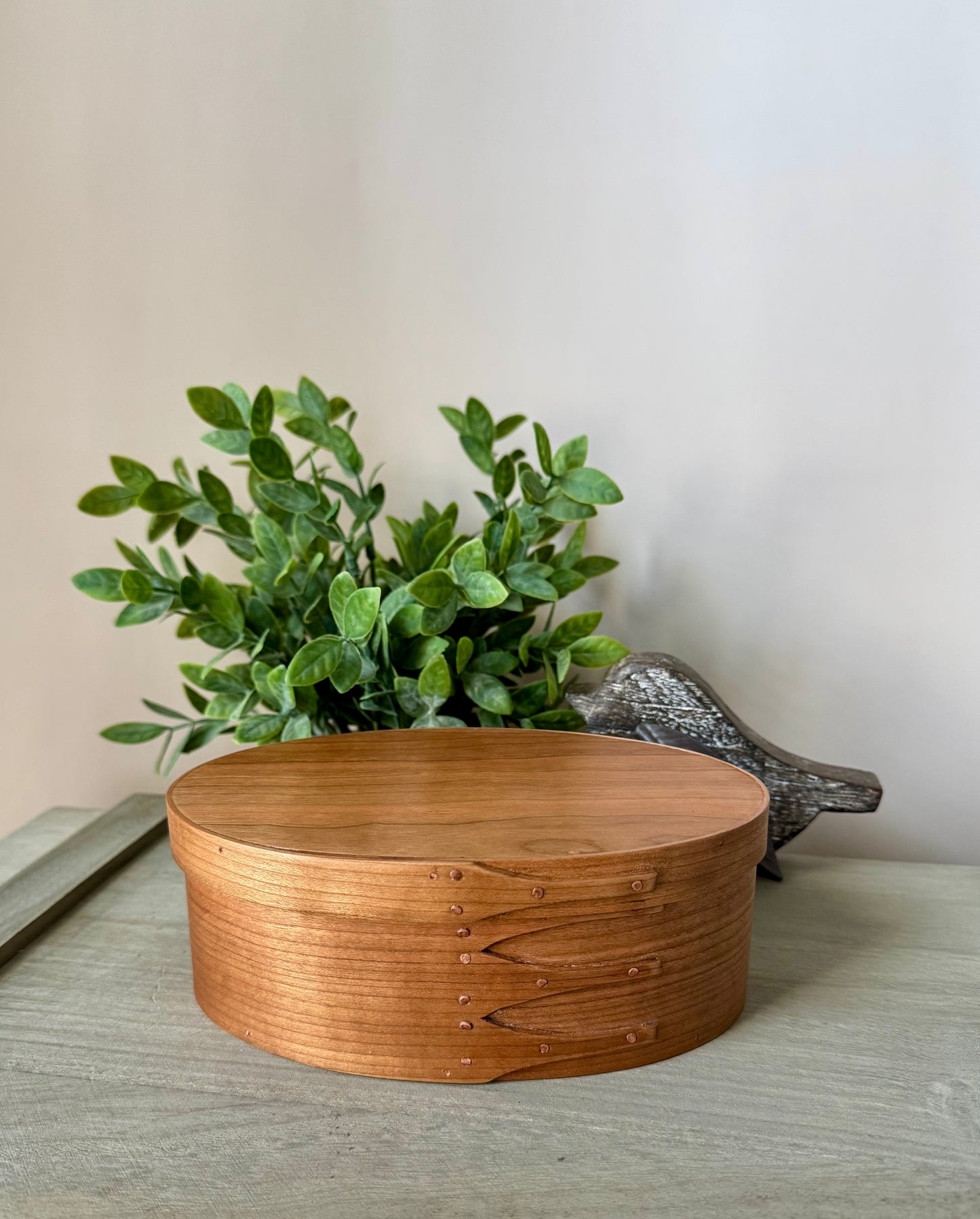 Shaker Oval Box Size #3 ~ Cherry with Cherry Top ~ Keller Krafted