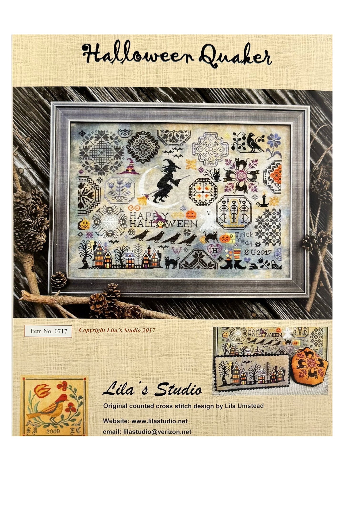 Halloween Quaker ~ Lila's Studio