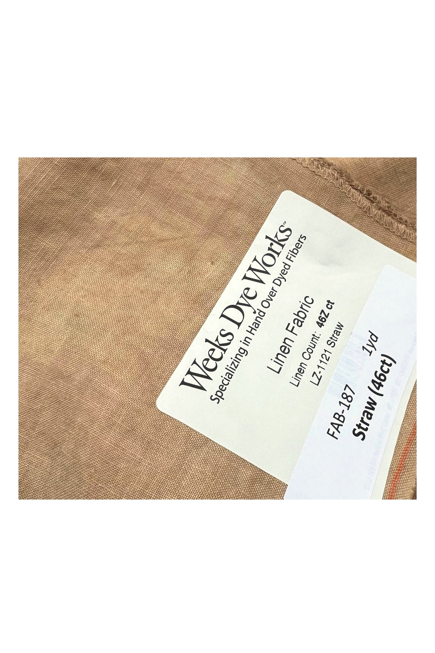 Weeks Dye Works ~ 46 ct Straw Linen ~ Zweigart Base