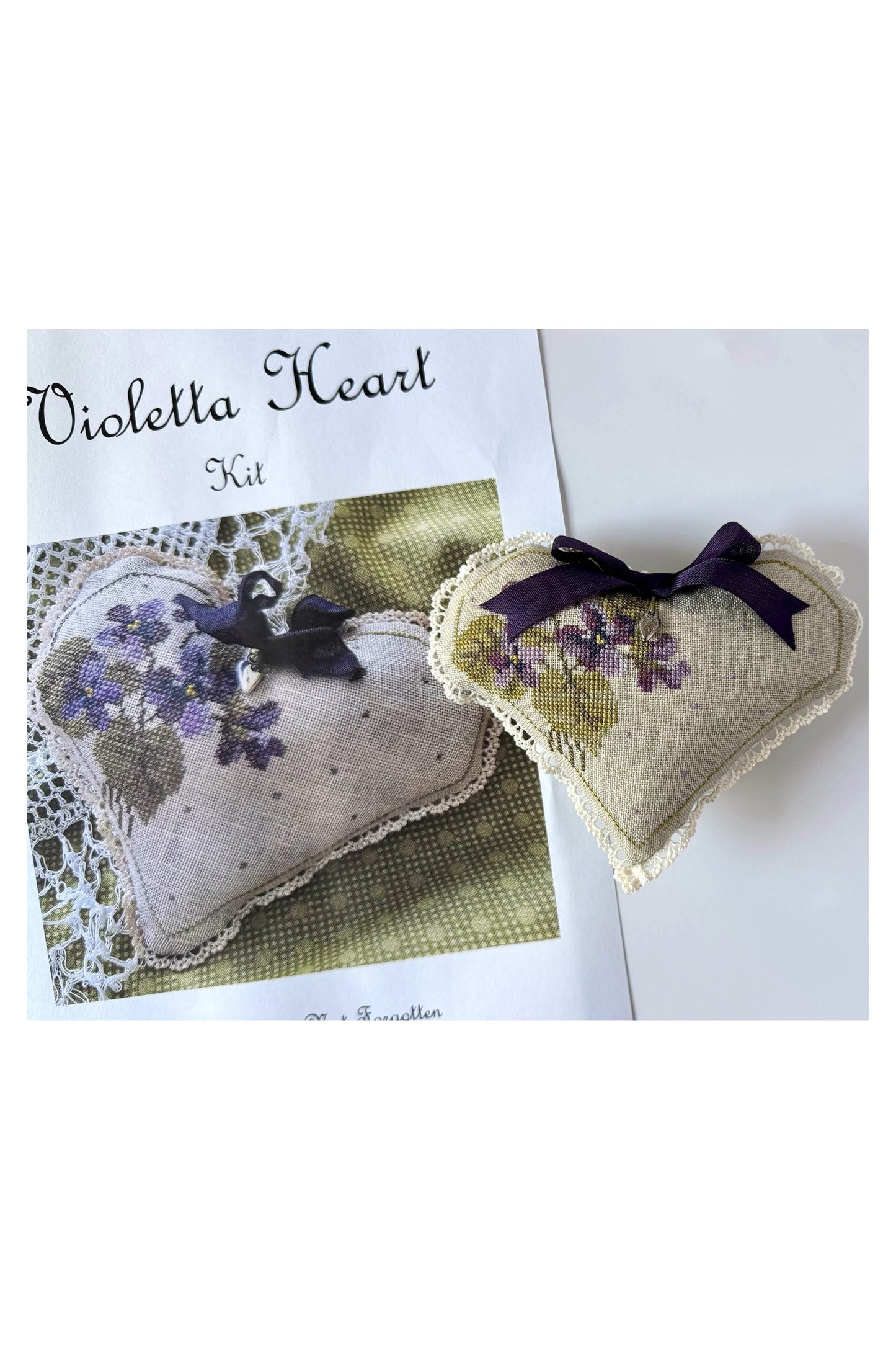 Violetta Heart Kit ~ Samplers Not Forgotten