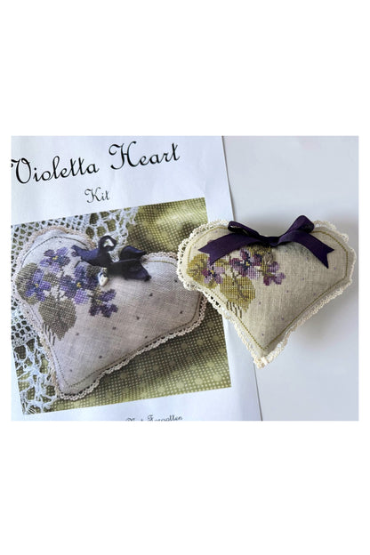 Violetta Heart Kit ~ Samplers Not Forgotten