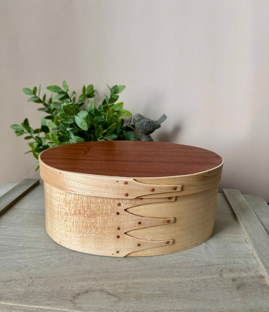 Shaker Box #5 ~ Maple Bands and Sapele Top ~ Keller Krafted
