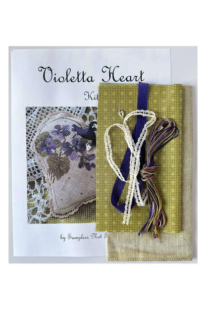 Violetta Heart Kit ~ Samplers Not Forgotten