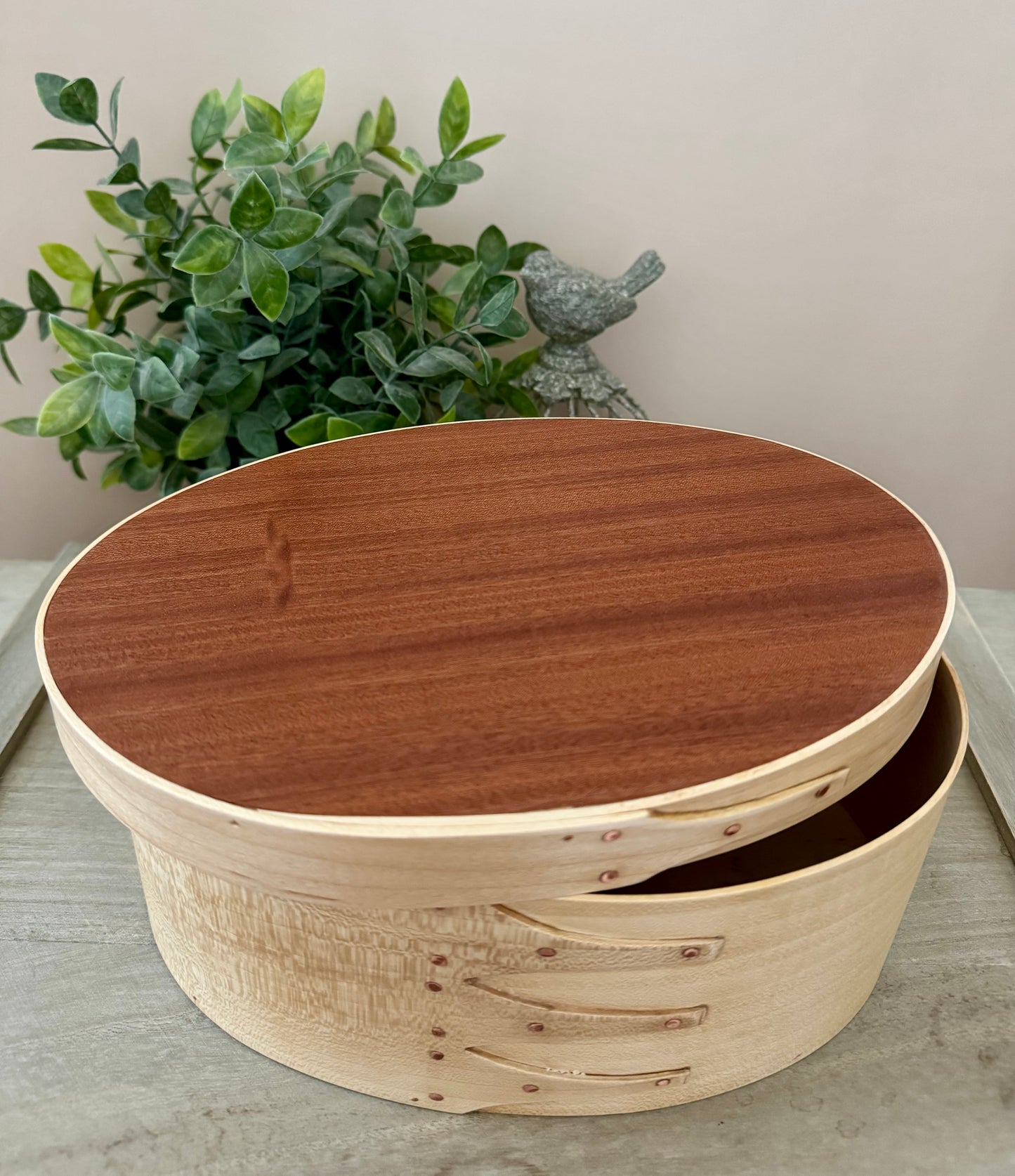 Shaker Box #5 ~ Maple Bands and Sapele Top ~ Keller Krafted