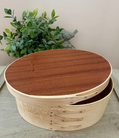 Shaker Box #5 ~ Maple Bands and Sapele Top ~ Keller Krafted