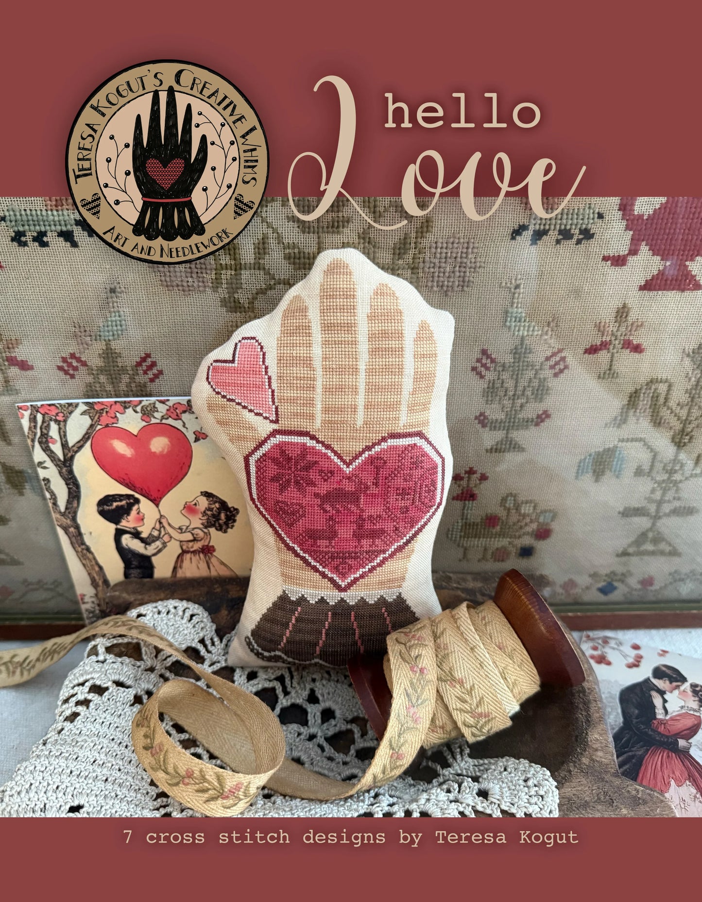 Hello Love ~ Teresa Kogut ~ Cross Stitch Pattern