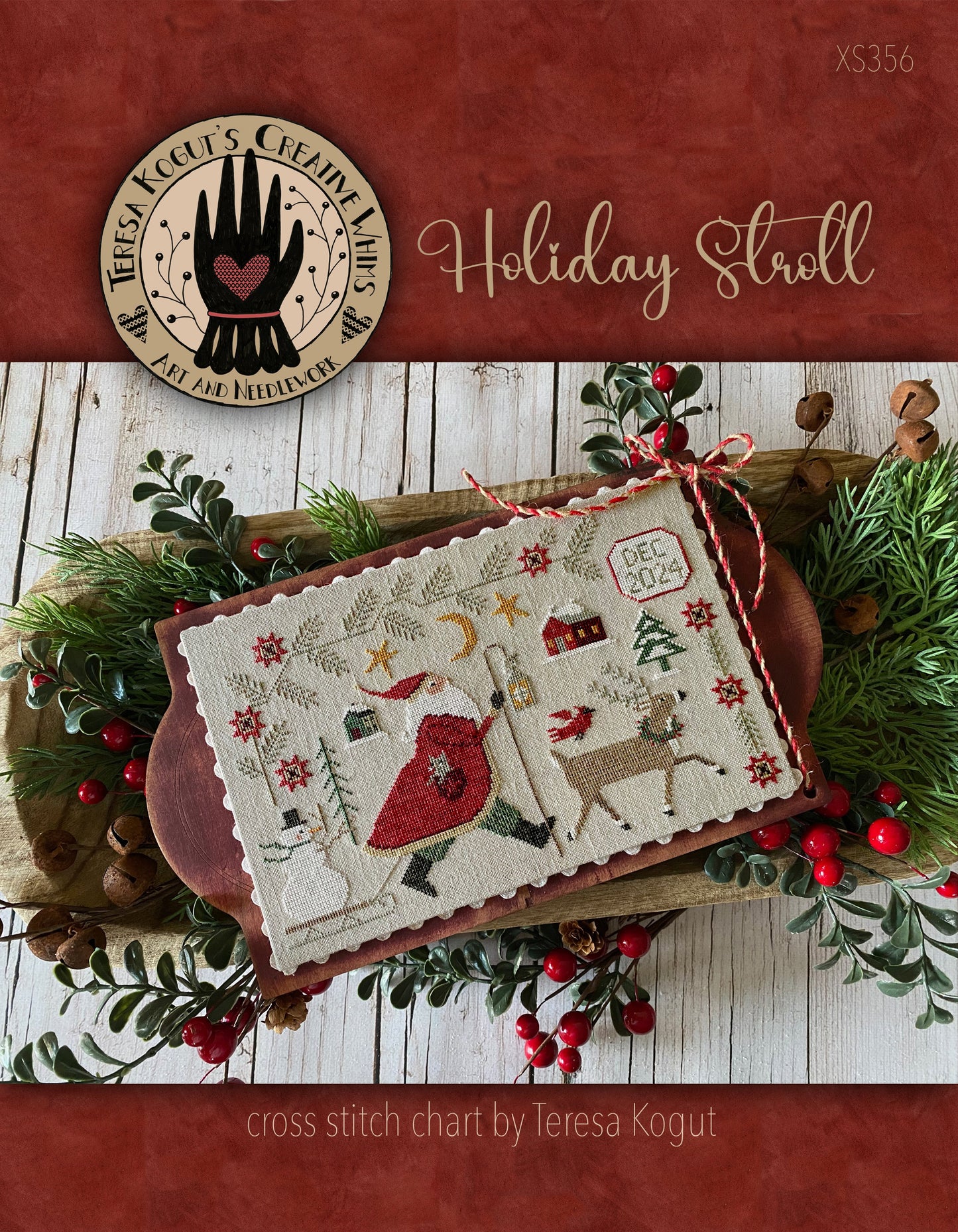 Holiday Stroll ~ Teresa Kogut ~ Cross Stitch Pattern