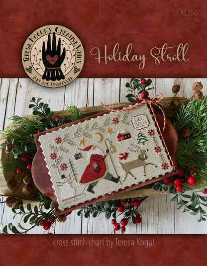 Holiday Stroll ~ Teresa Kogut ~ Cross Stitch Pattern