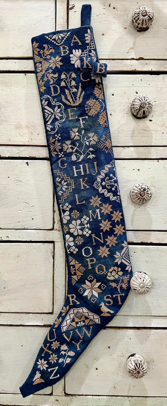 Quaker Stocking & Sampler ~ Kathy Barrick ~ Cross Stitch Pattern ~ Needlework Marketplace 2026