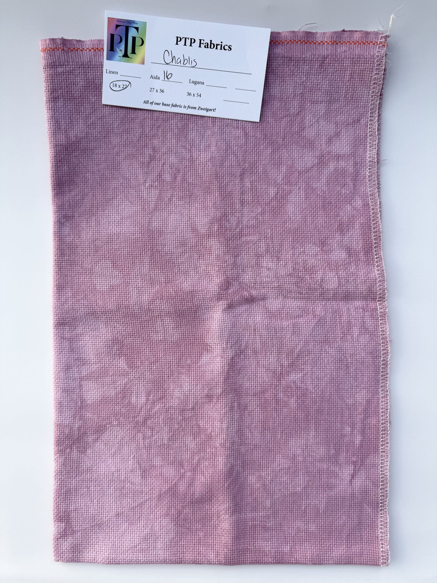 Picture This Plus ~ 16 ct Chablis Aida Fabric