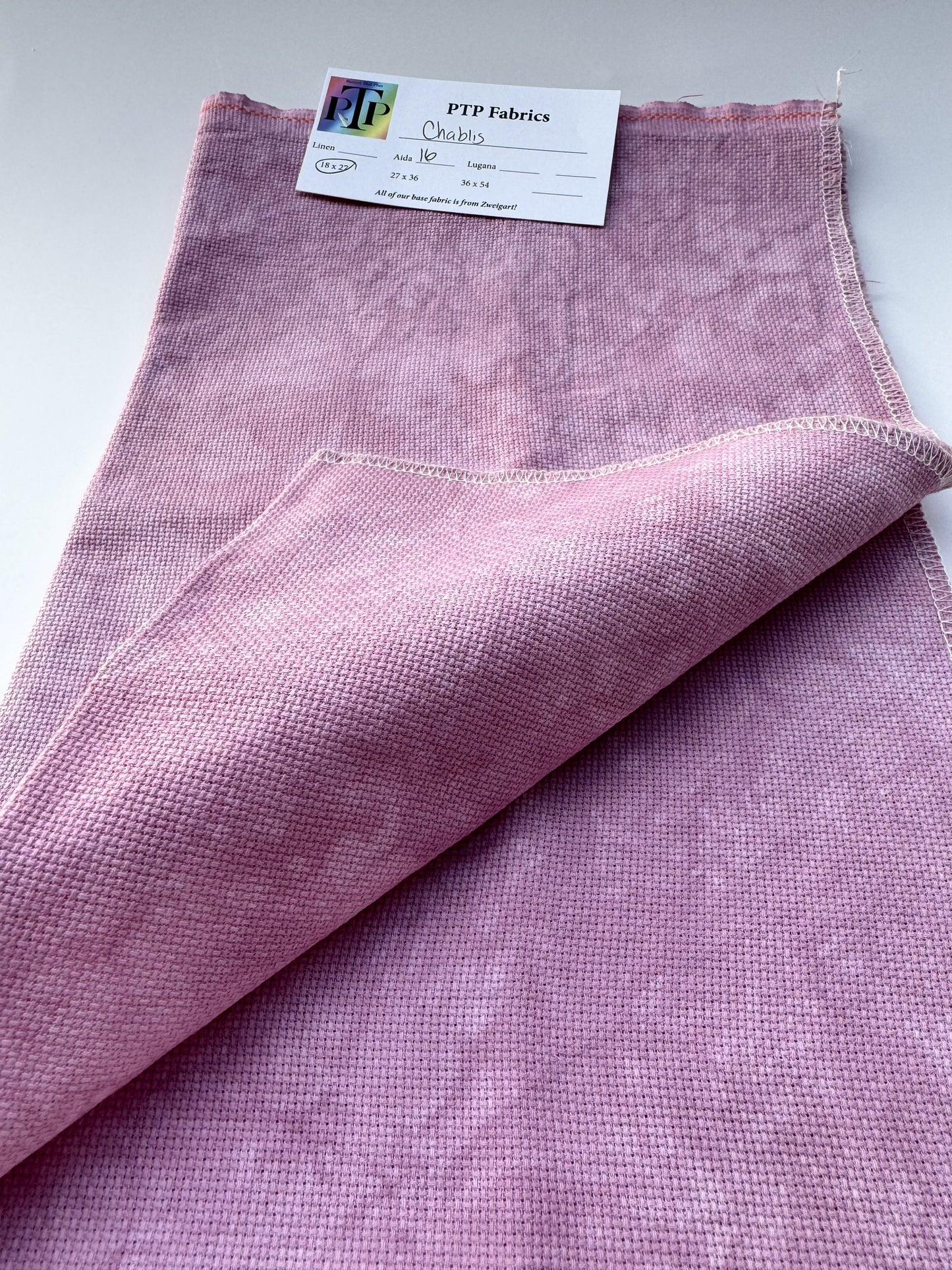 Picture This Plus ~ 16 ct Chablis Aida Fabric