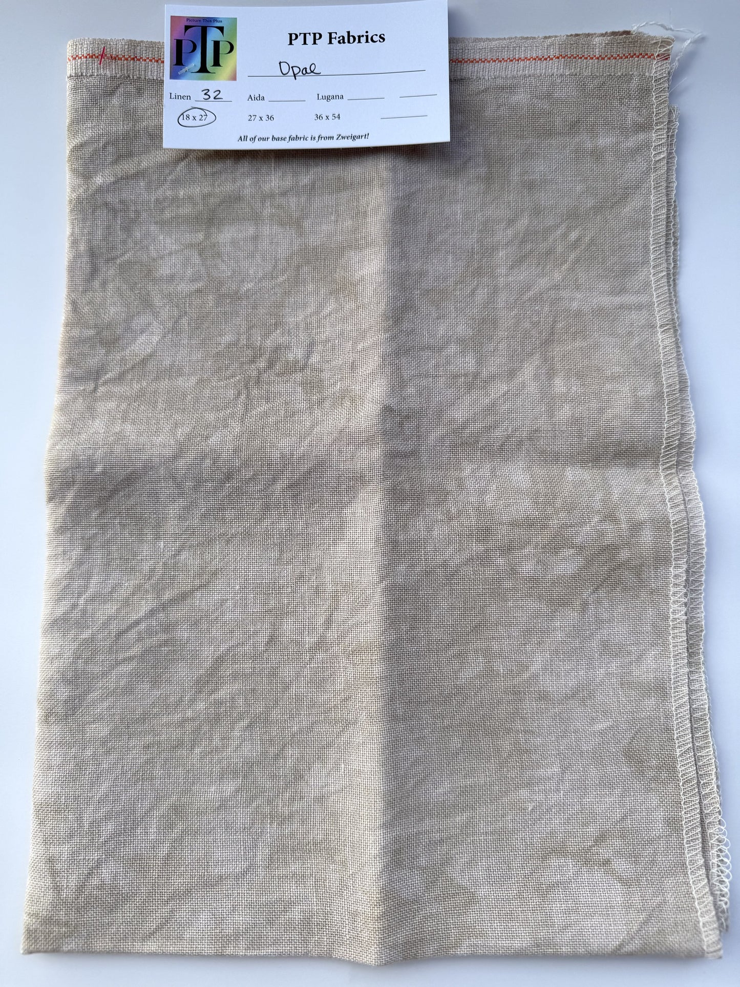 Picture This Plus ~ 32 ct Opal Belfast Linen