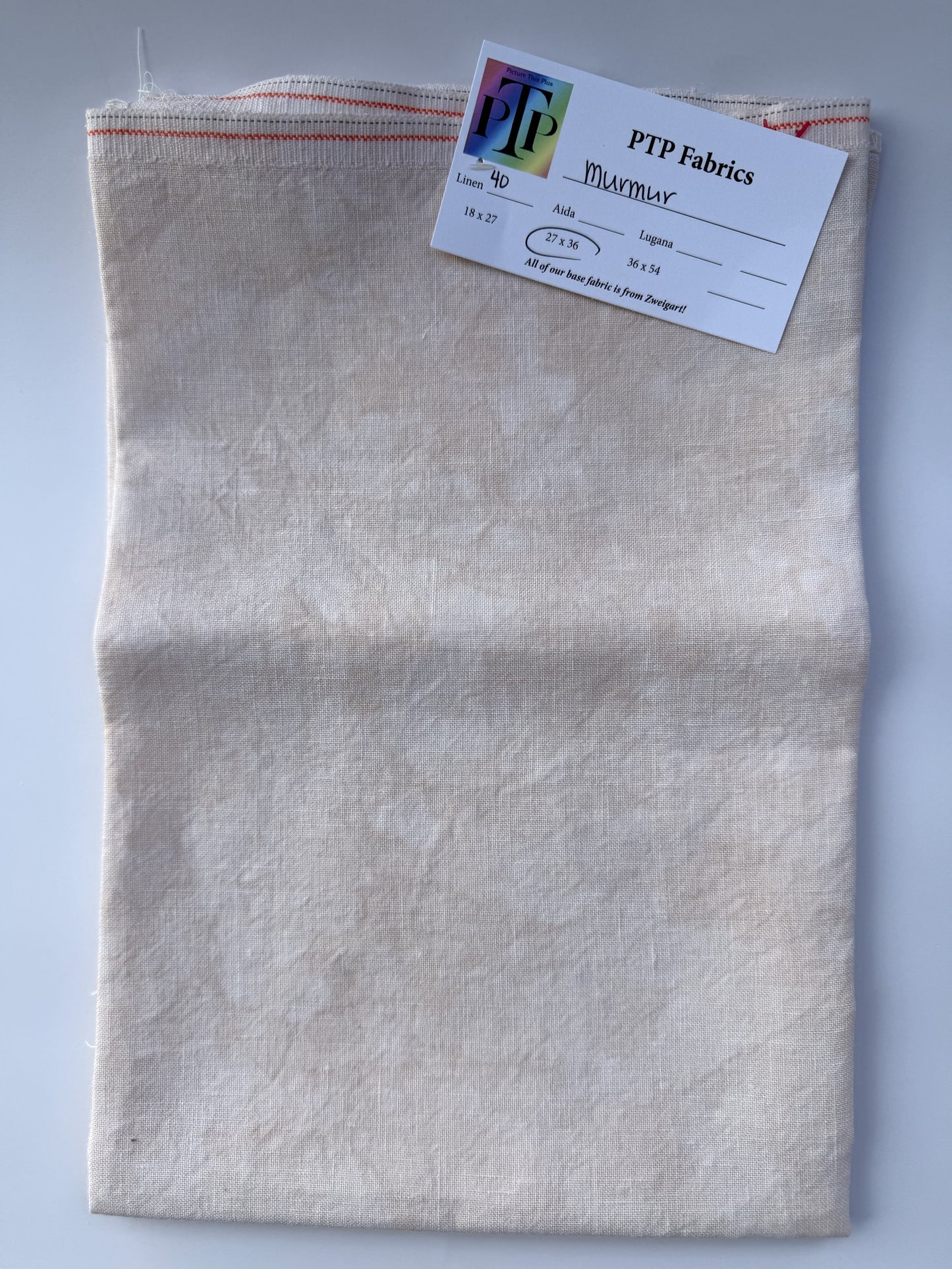 Picture This Plus ~ 40 ct Murmur Newcastle Linen