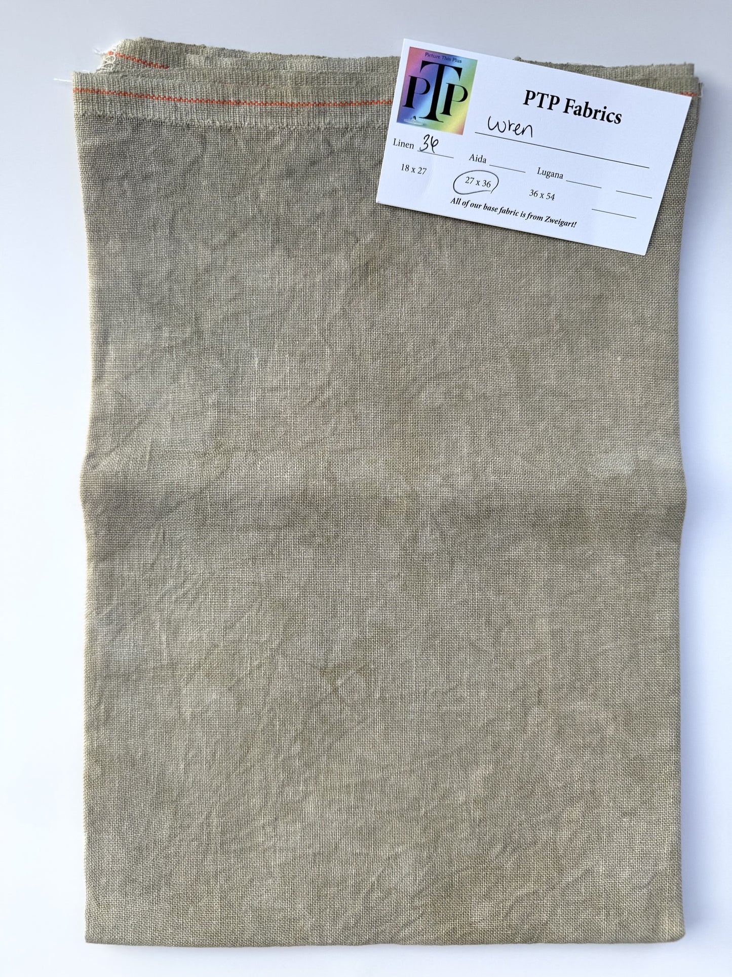 Picture This Plus ~ 36 ct Wren Edinburgh Linen