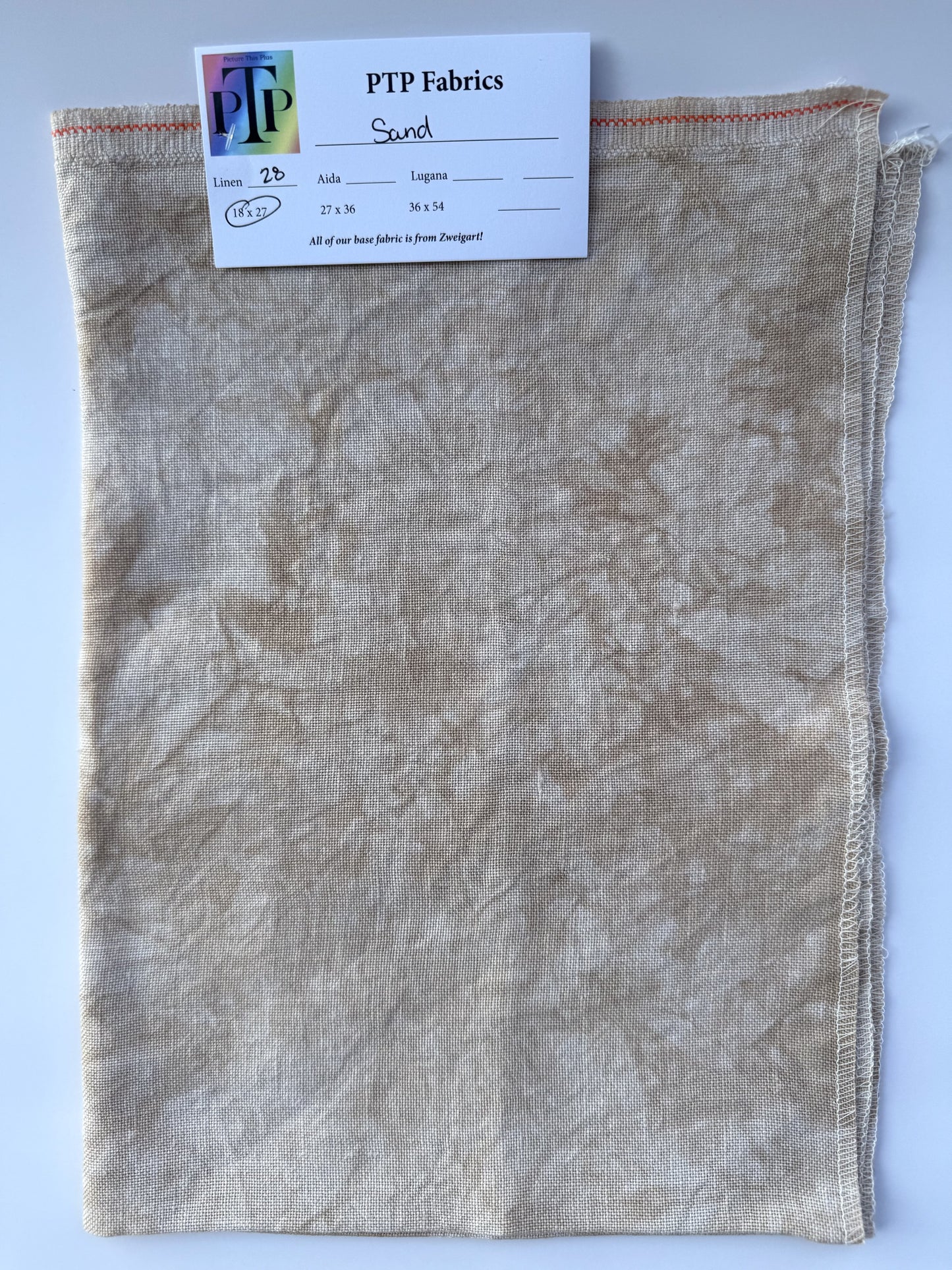 Picture This Plus ~ 28 ct Sand Cashel Linen
