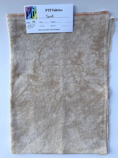 Picture This Plus ~ 28 ct Sand Cashel Linen