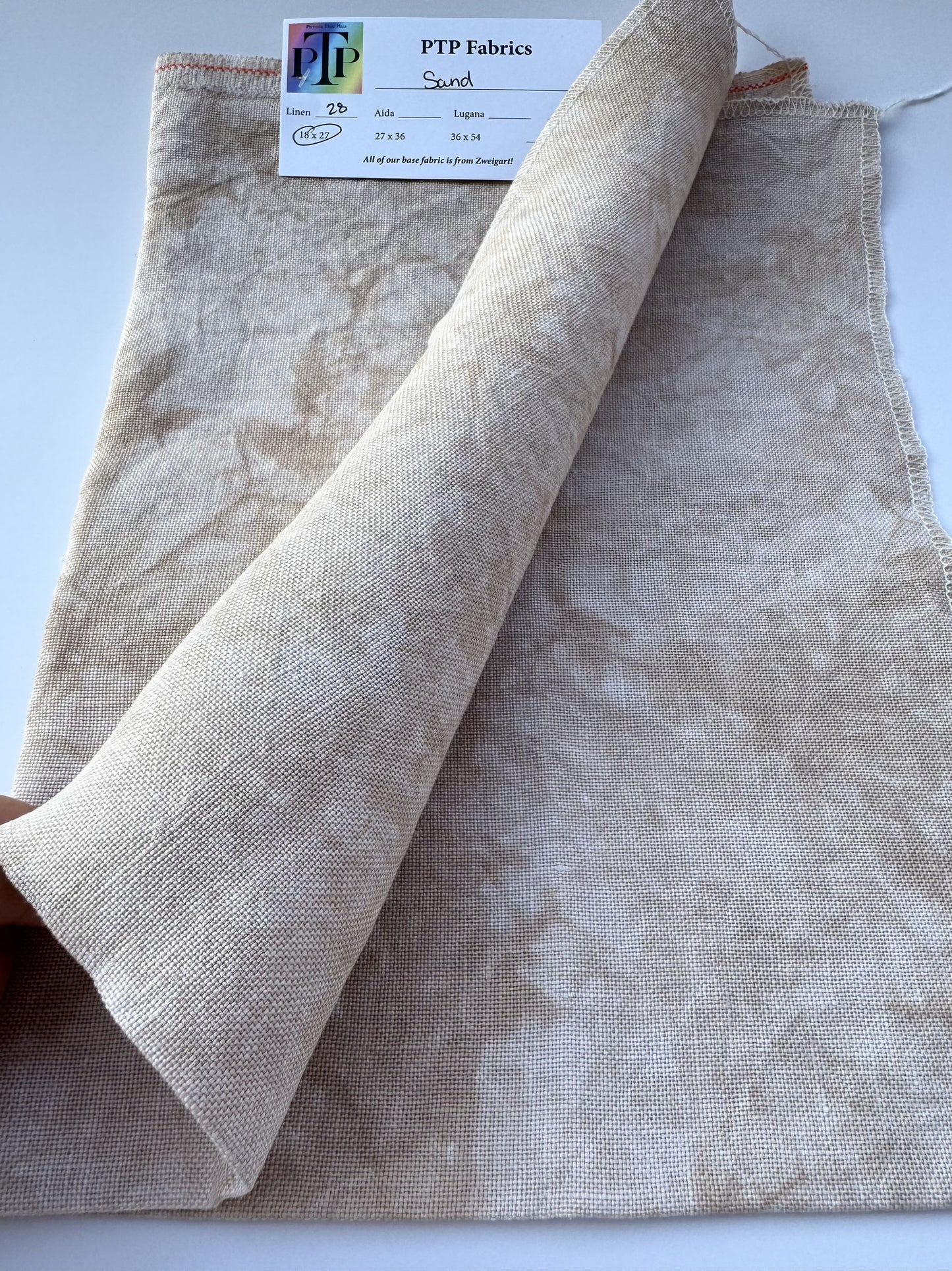 Picture This Plus ~ 28 ct Sand Cashel Linen