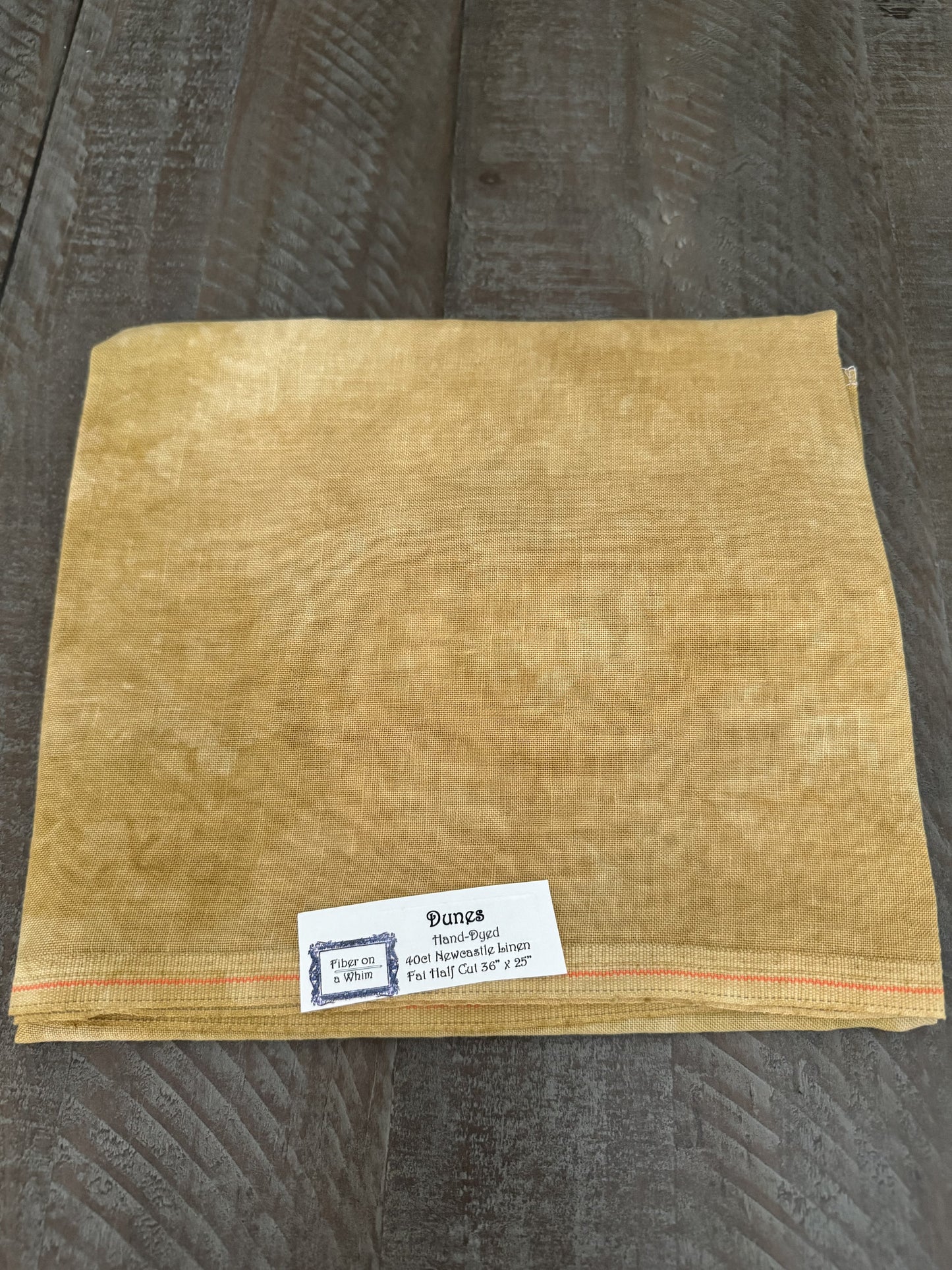 Fiber On A Whim ~ 40 ct Dunes Newcastle Linen
