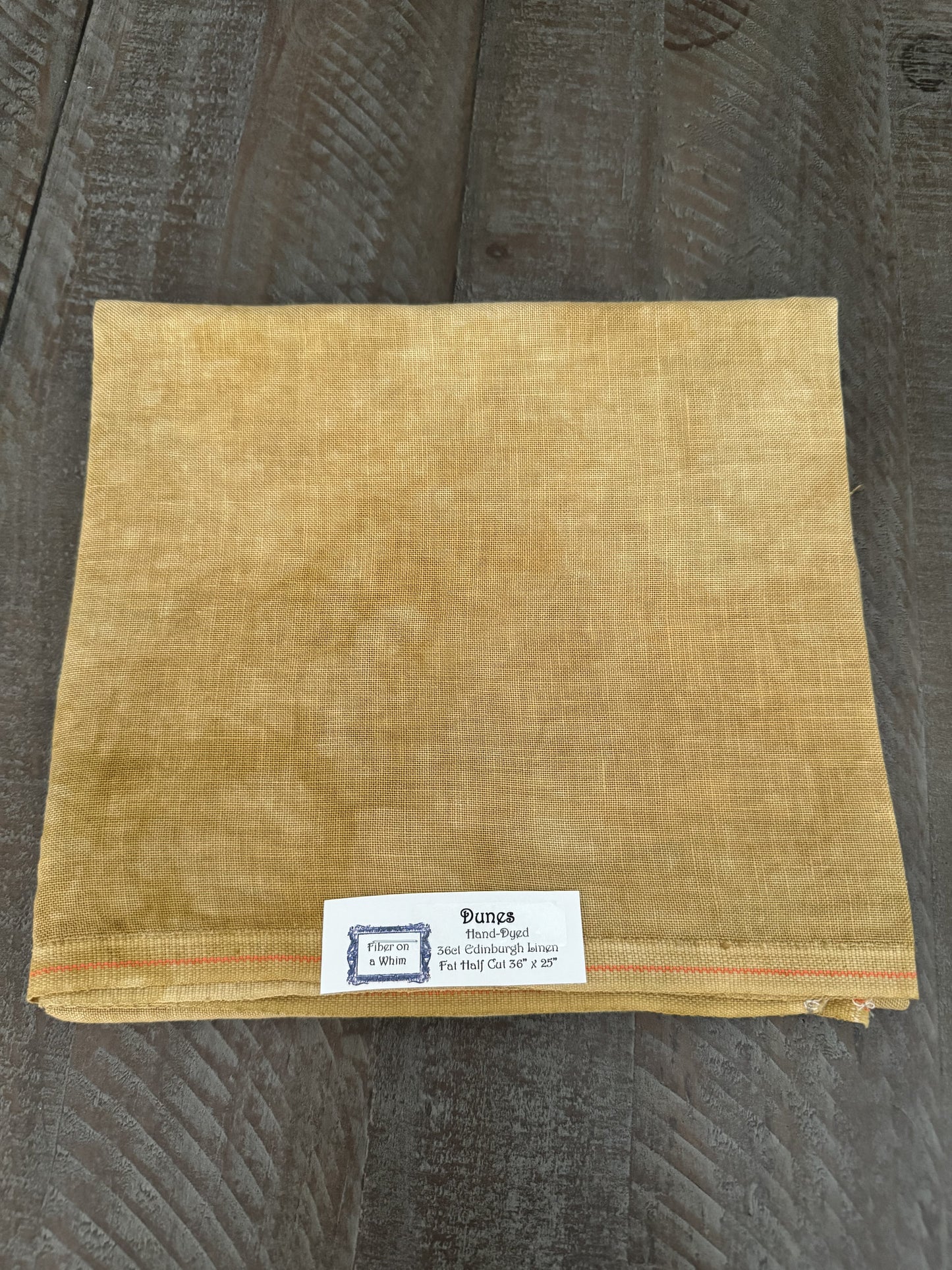 Fiber On A Whim ~ 36 ct Dunes Edinburgh Linen