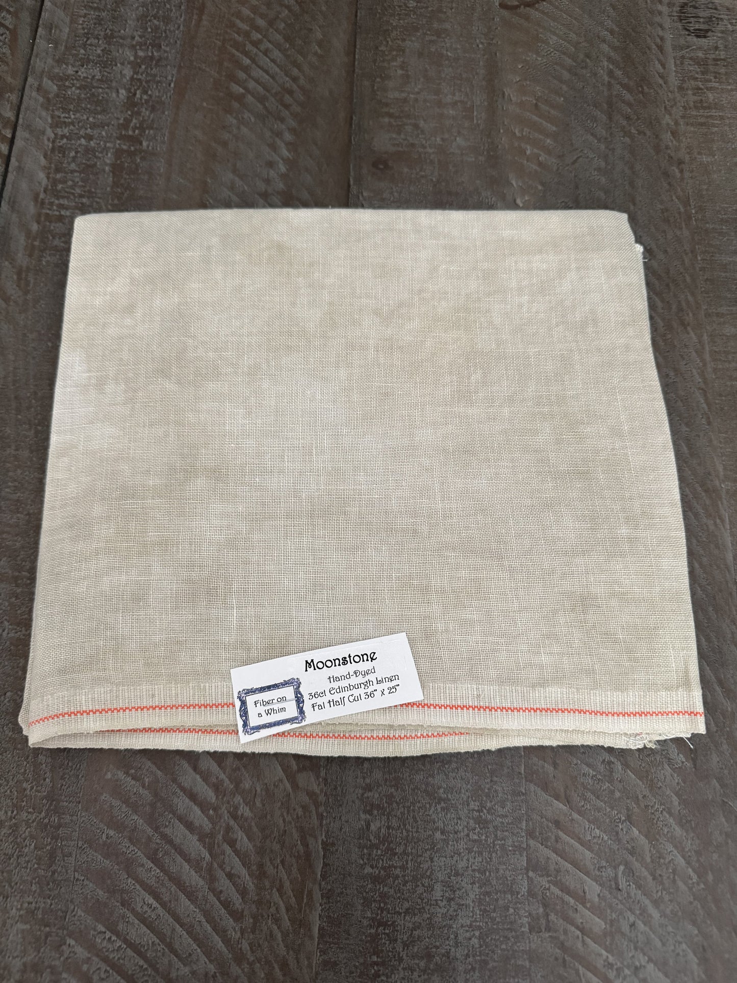 Fiber On A Whim ~ 36 ct Moonstone Edinburgh Linen