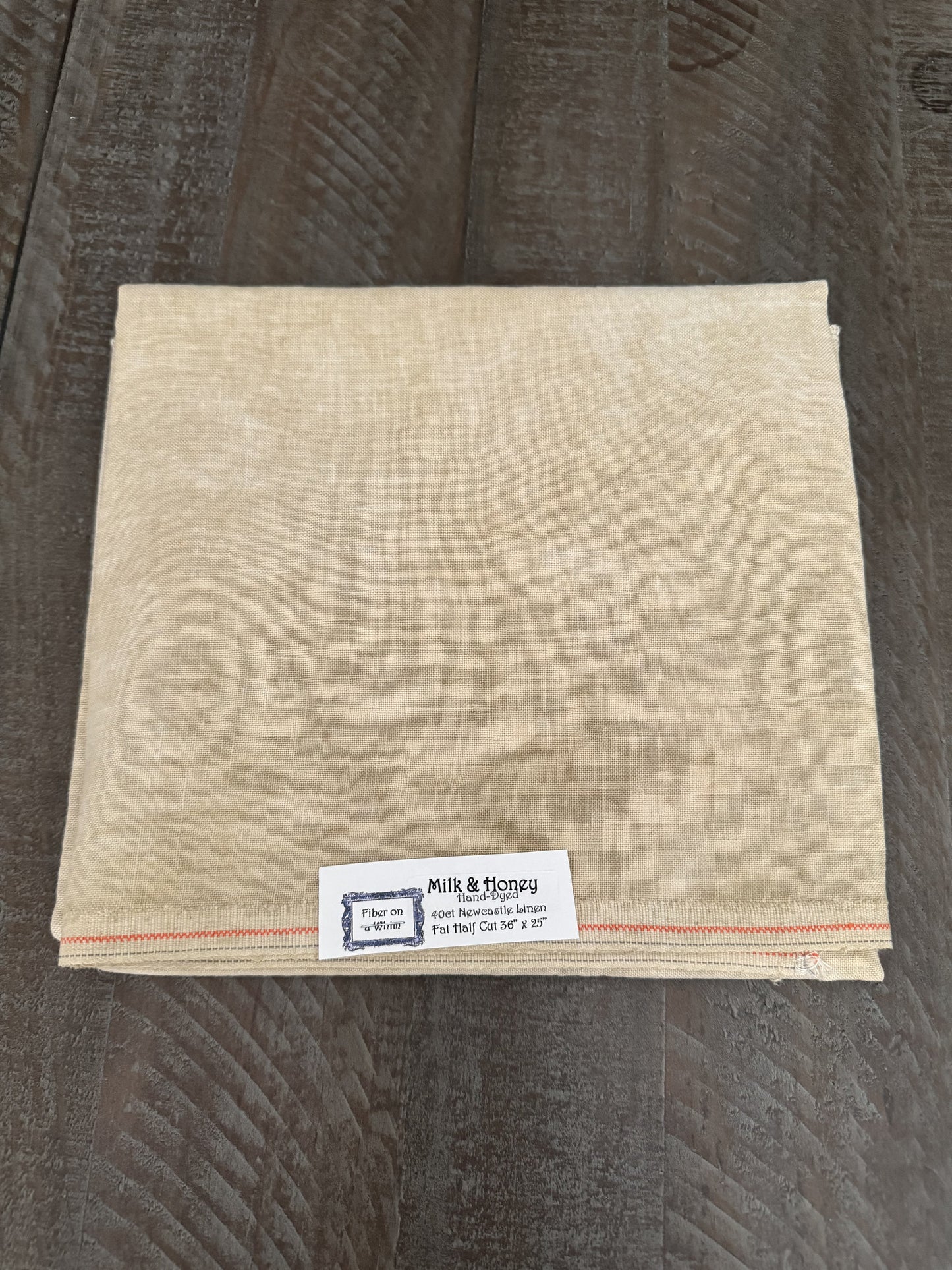 Fiber On A Whim ~ 40 ct Milk & Honey Newcastle Linen