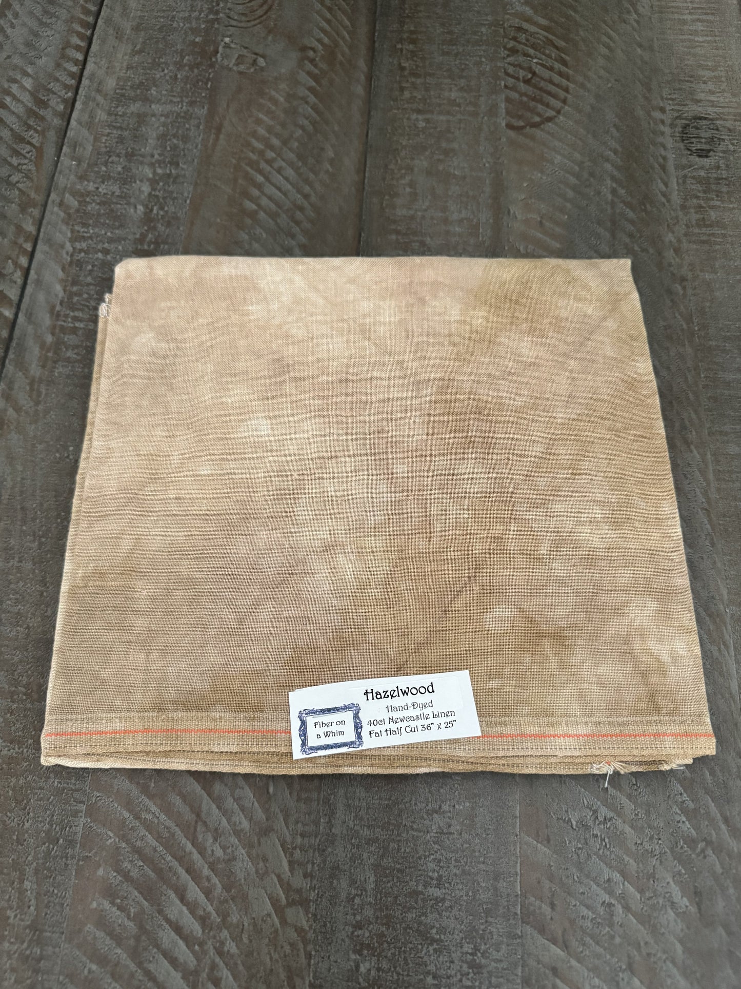 Fiber On A Whim ~ 40 ct Hazelwood Newcastle Linen