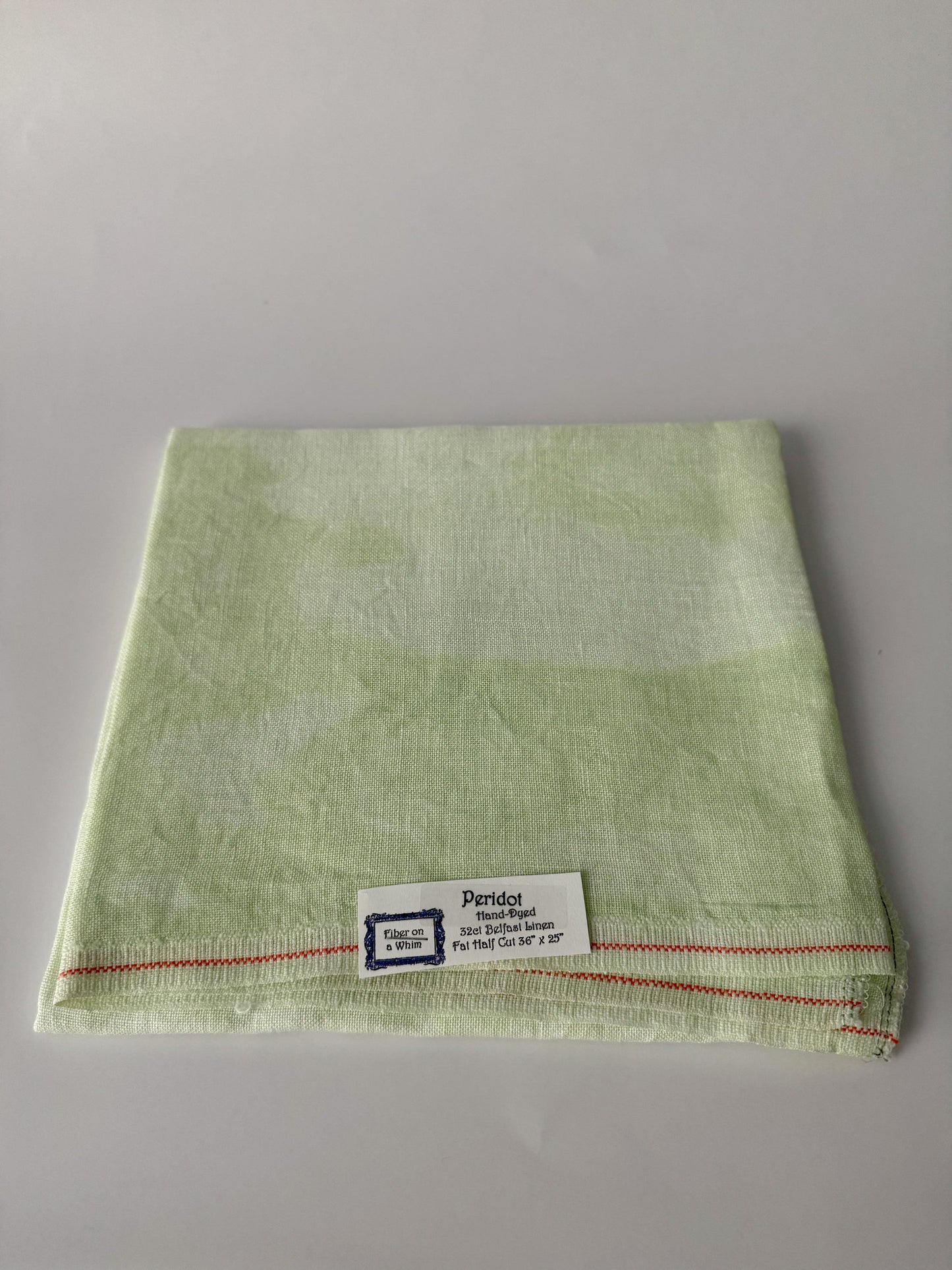 Fiber On A Whim ~ 32 ct Peridot Belfast Linen