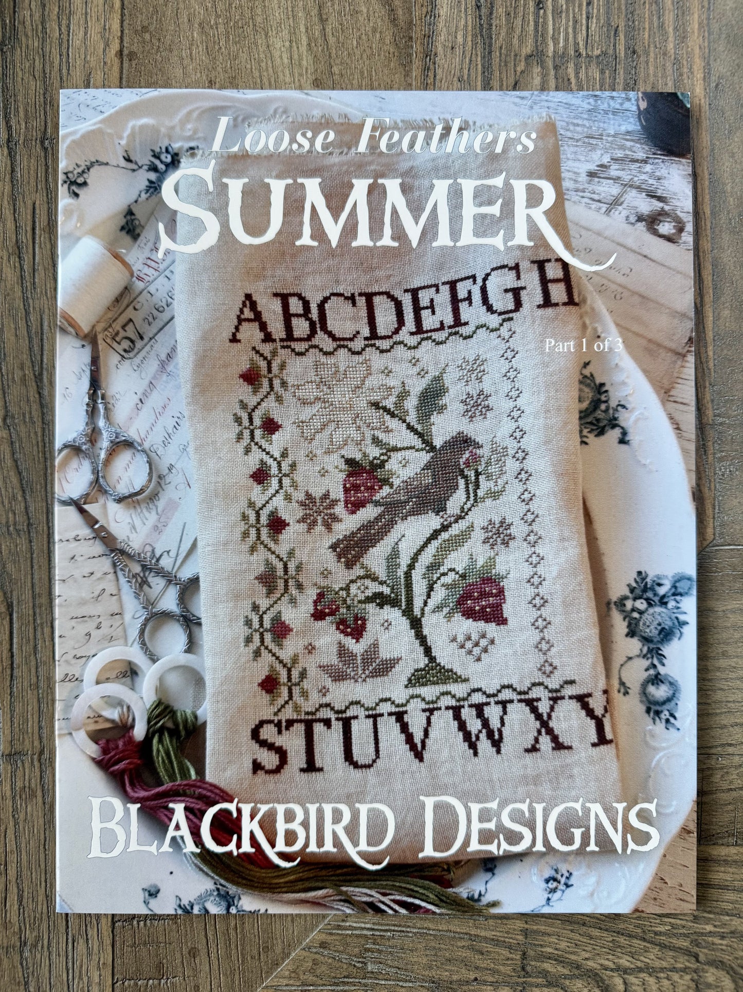 Loose Feathers Summer ~ Blackbird Designs ~ Cross Stitch Pattern
