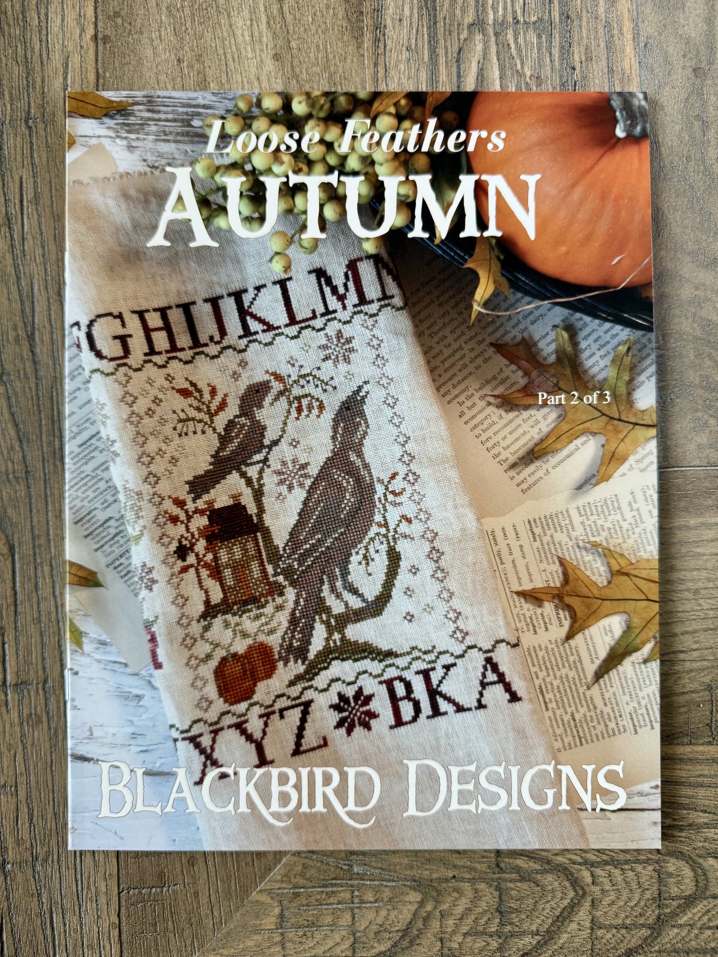 Loose Feathers Autumn ~ Blackbird Designs ~ Cross Stitch Pattern