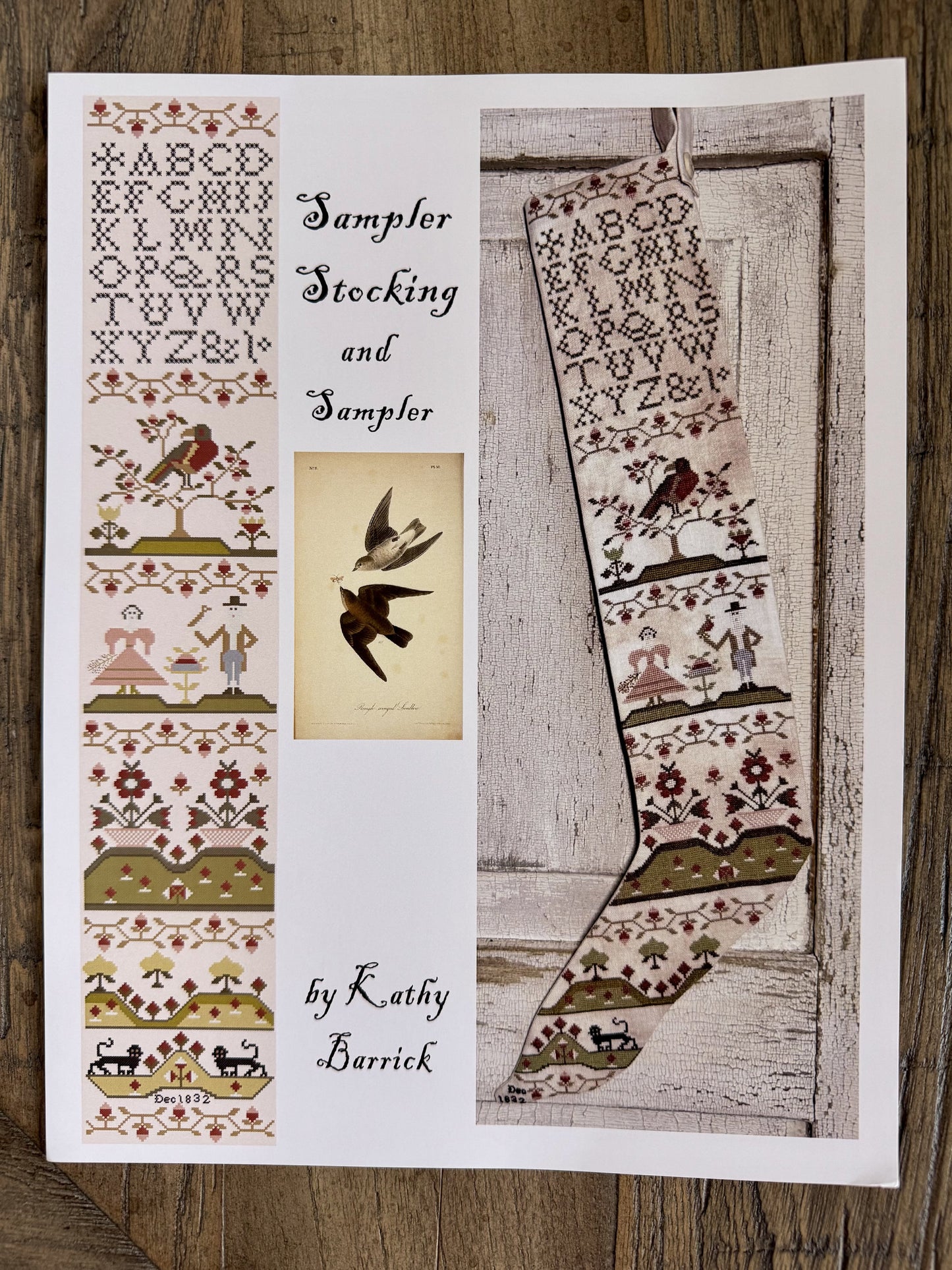 Sampler Stocking & Sampler ~ Kathy Barrick ~ Cross Stitch Pattern