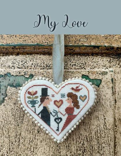 Hello Love ~ Teresa Kogut ~ Cross Stitch Pattern