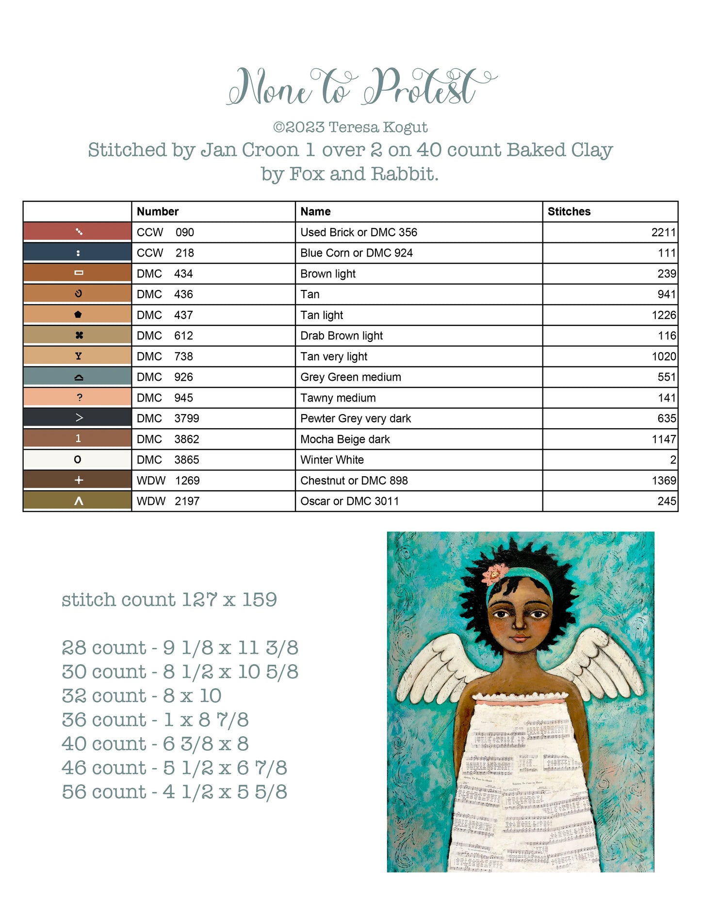 Hello Love ~ Teresa Kogut ~ Cross Stitch Pattern