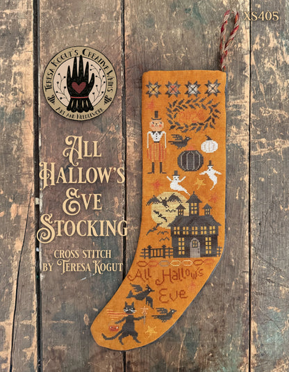All Hallow's Eve Stocking ~ Teresa Kogut ~ Cross Stitch Pattern