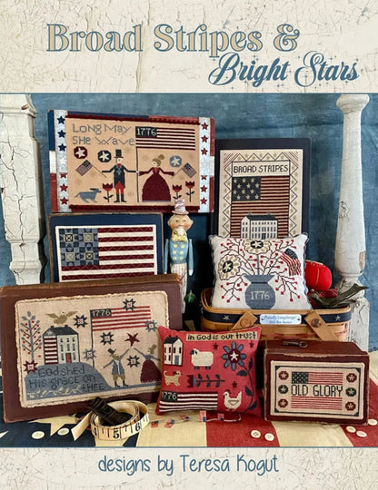 Broad Stripe & Bright Stars ~ Teresa Kogut ~ Cross Stitch Pattern