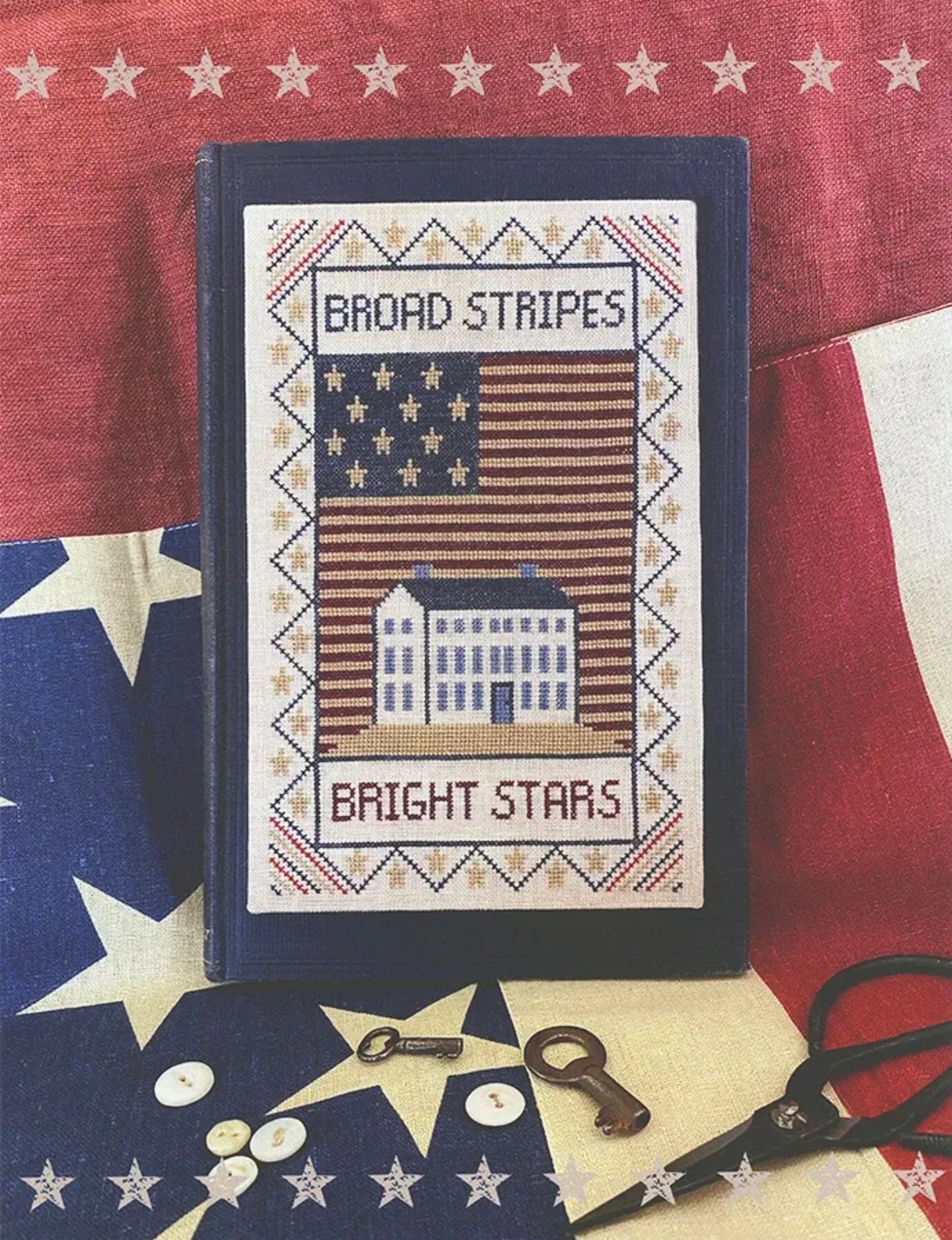 Broad Stripe & Bright Stars ~ Teresa Kogut ~ Cross Stitch Pattern