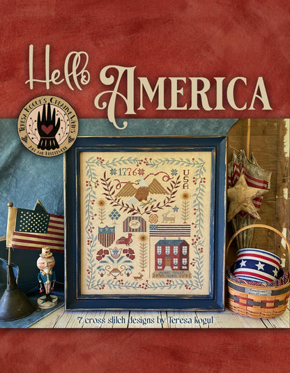 Hello America ~ Teresa Kogut ~ Cross Stitch Booklet