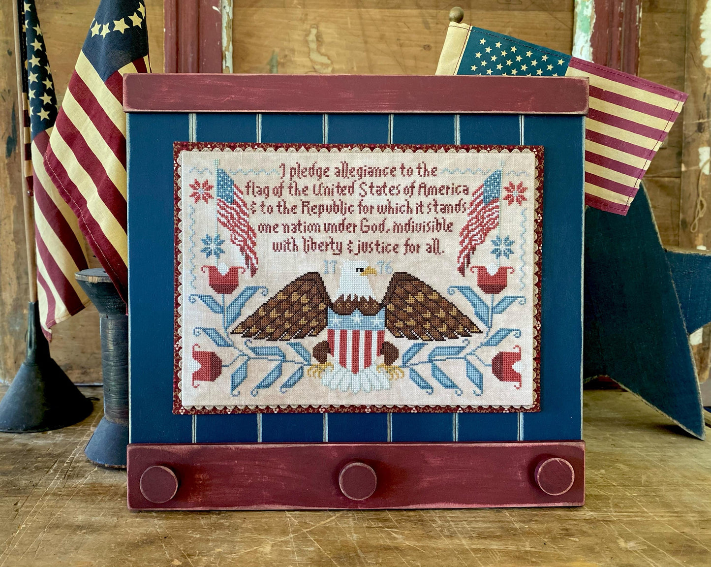Hello America ~ Teresa Kogut ~ Cross Stitch Booklet