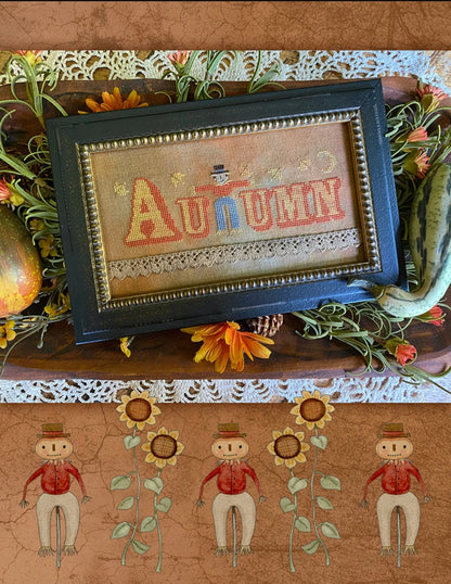 Hello Autumn ~ Teresa Kogut ~ Fall Counted Cross Stitch Pattern