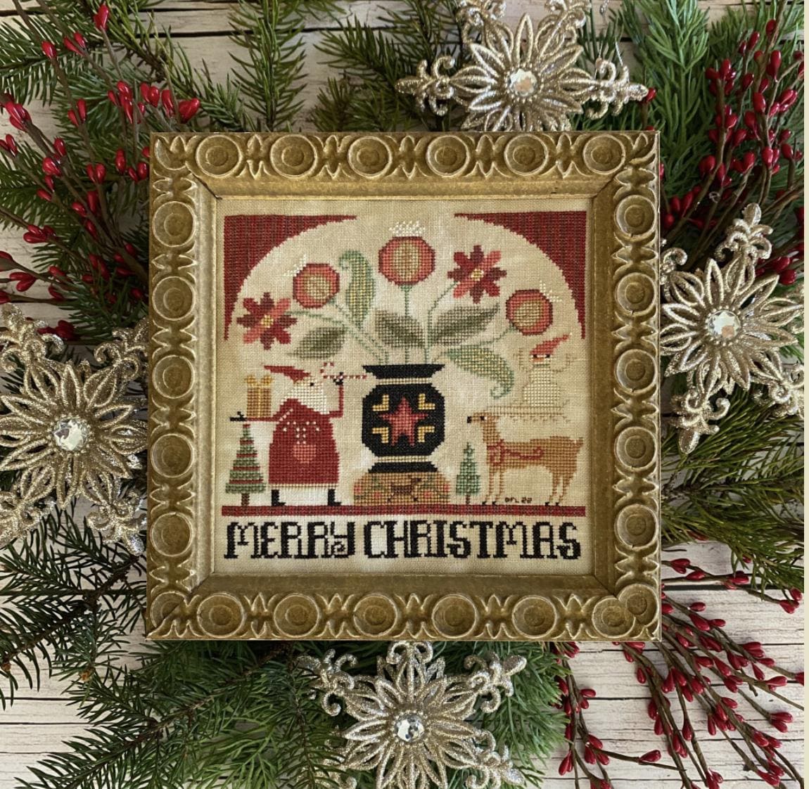 Hello Santa ~ Teresa Kogut ~ Cross Stitch Pattern