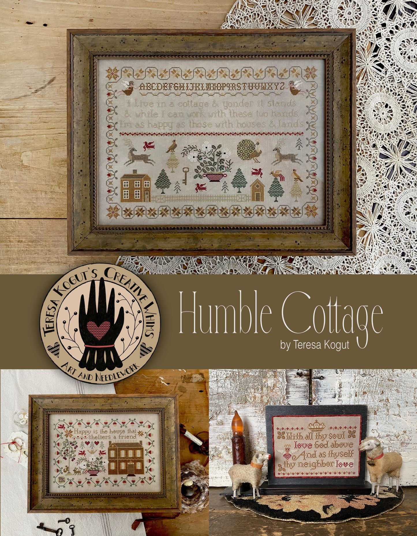 Humble Cottage ~ Teresa Kogut ~ Cross Stitch Booklet